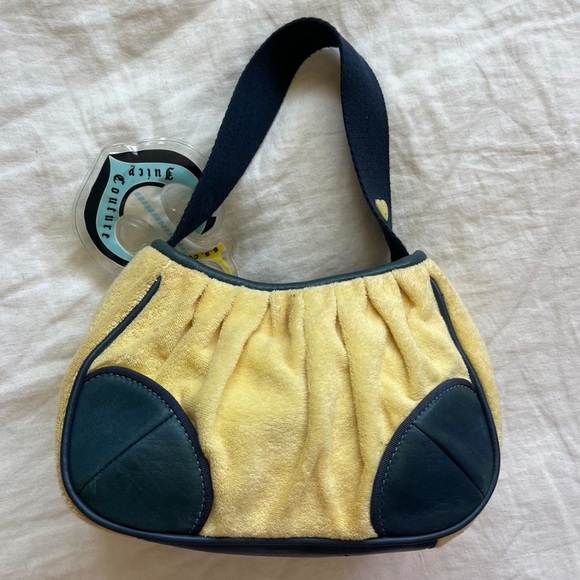 Juicy Couture Yellow and navy Women's Bag (vintage) - Picture 2 of 4
